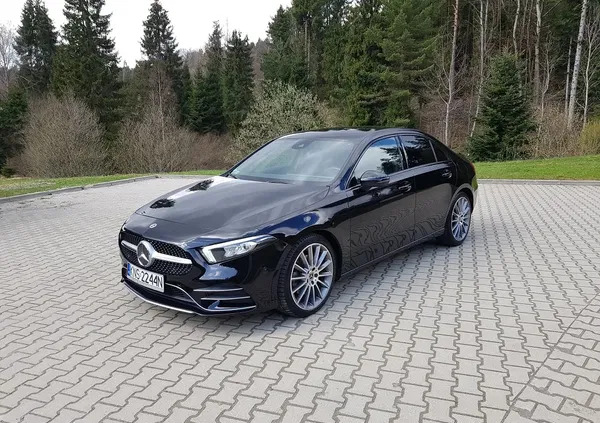 mercedes benz Mercedes-Benz Klasa A cena 129000 przebieg: 47000, rok produkcji 2019 z Duszniki-Zdrój